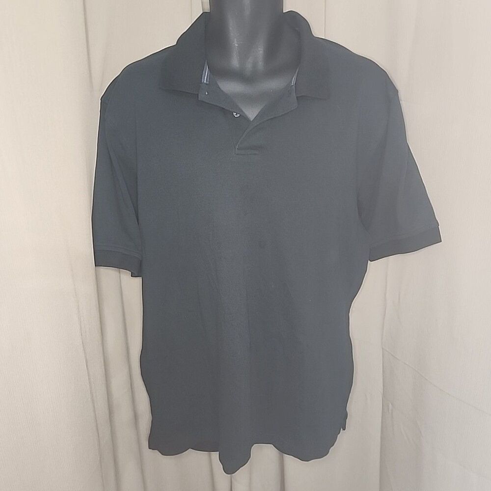 Shirt Arrow Polo Mens XL Cotton Classic Short Sleeve Collared Dark Green Vintage